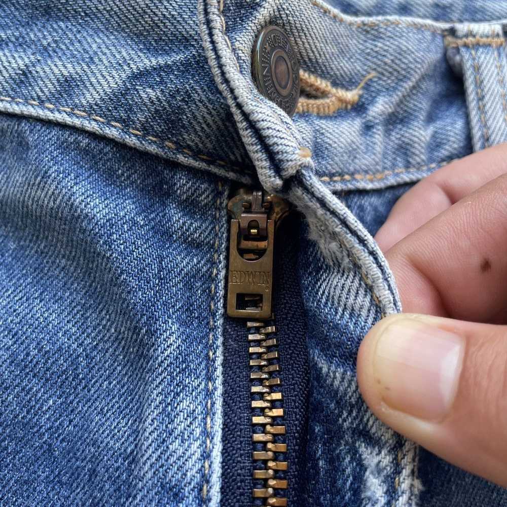 Edwin × Jean × Vintage Vintage Edwin Faded Denim … - image 6