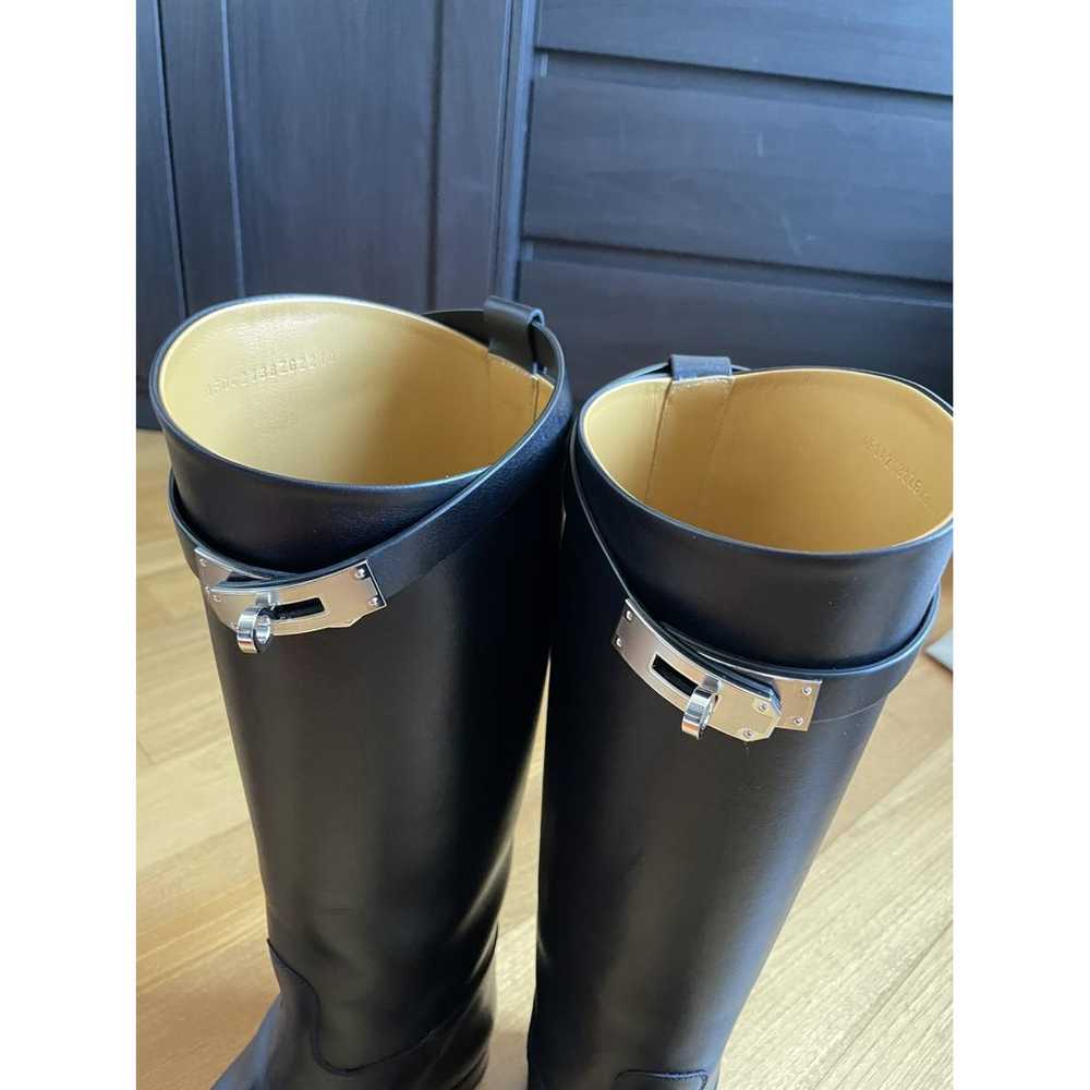 Hermès Jumping leather riding boots - image 9