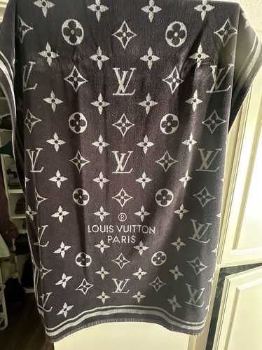 Louis Vuitton LV Monogram Eclipse Beach Towel Blac