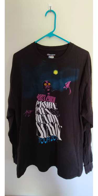 Kid Cudi Virgil top Abloh Passion Pain Demon Slayin PPDS Tour Merch Longsleeve Tee