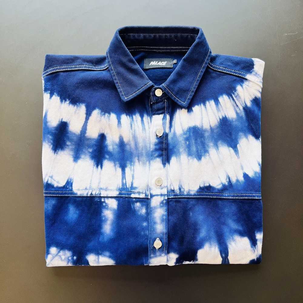 Palace Palace Tie Dye Denim Overshirt - image 1