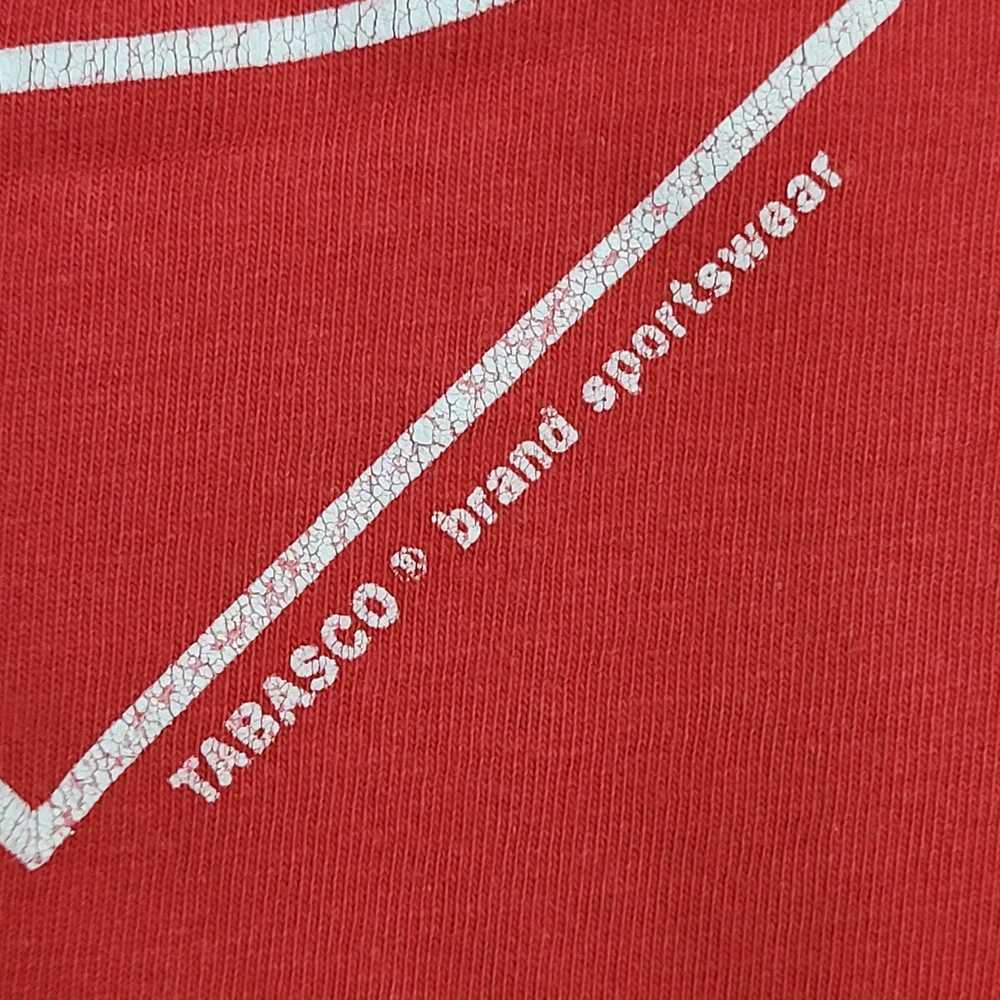 Hanes Vintage 90s Tabasco Hot Pepper Shirt Womens… - image 10