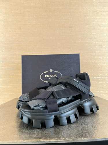 Prada Cloudburst Thunder Sandals in Black