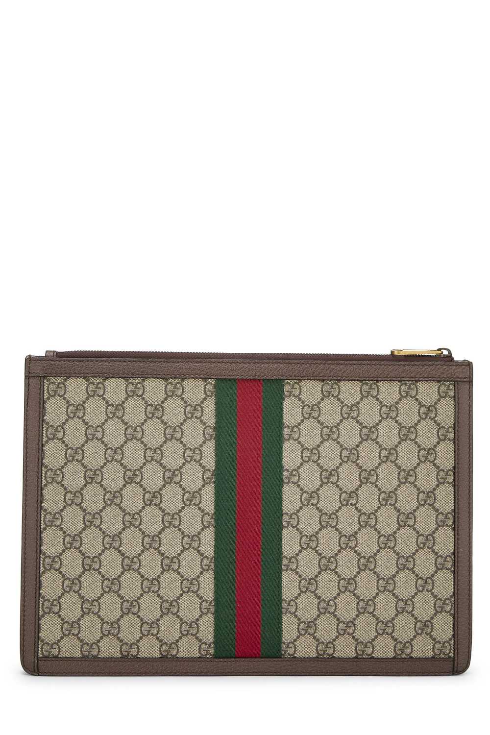 Original GG Supreme Canvas Web Ophidia Clutch Sen… - image 3