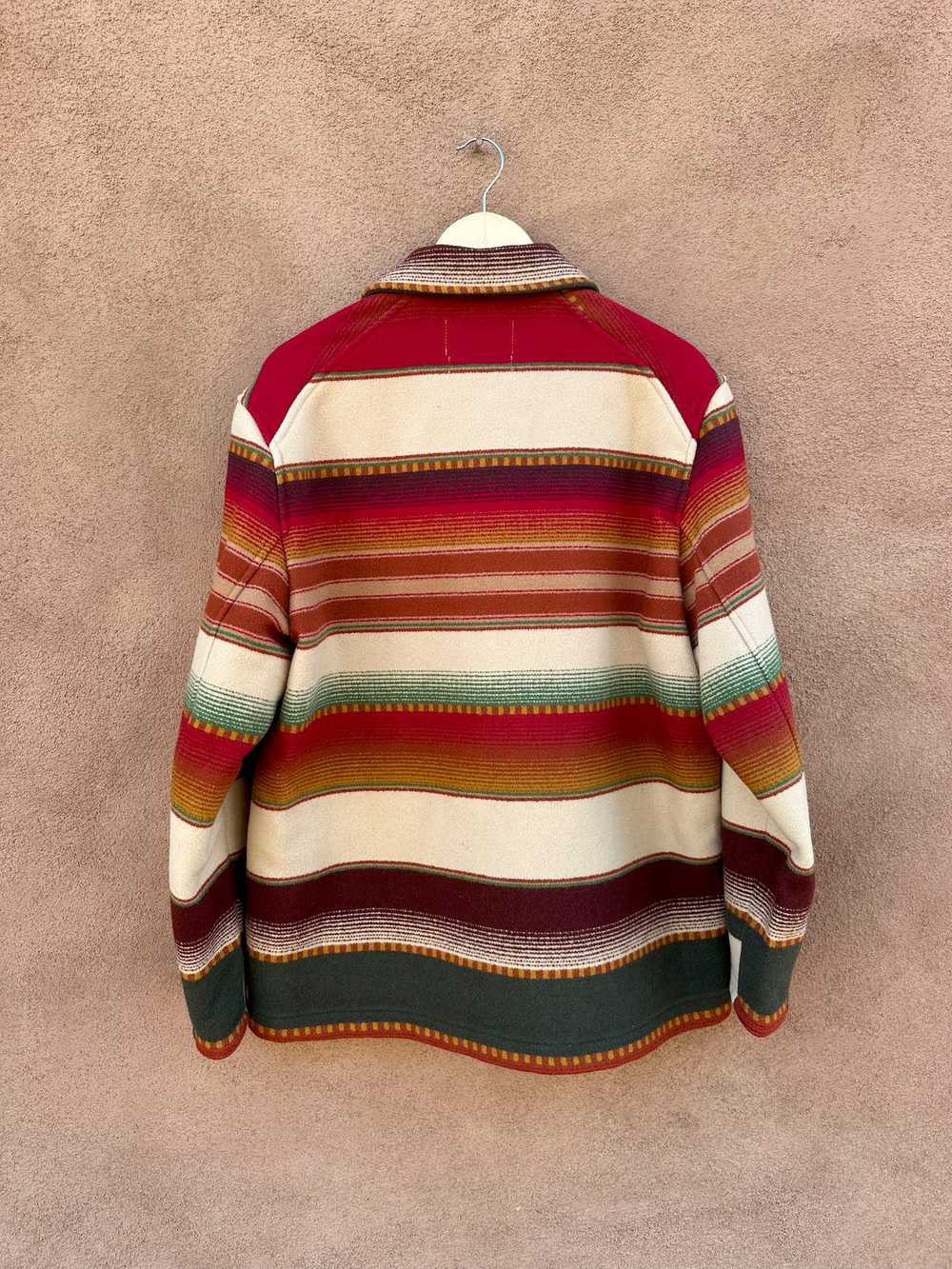 Rare Pendleton Santa Fe Stripe Men's Wool Jacket … - image 3