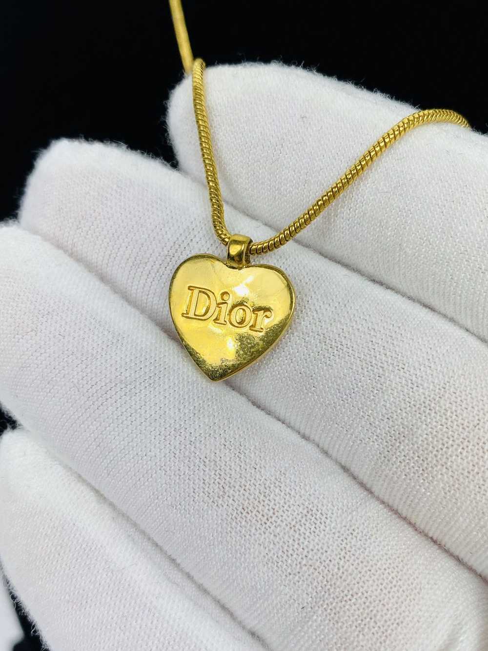 Dior Dior heart logo necklace - image 2