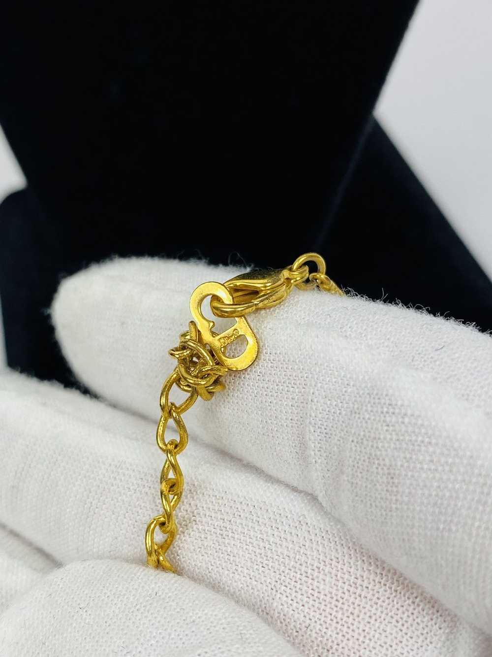 Dior Dior heart logo necklace - image 4