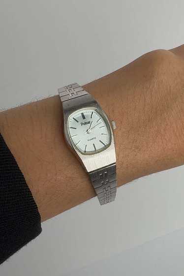 Vintage Pulsar Quartz Watch - Silver Tone