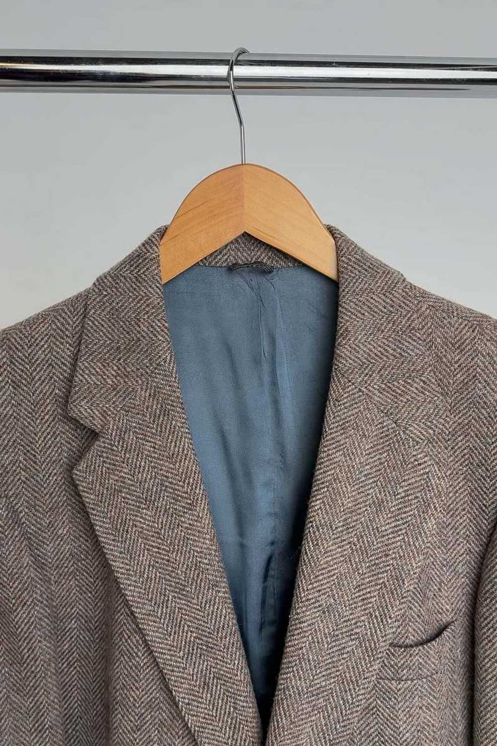 Vintage Pure Wool Elbow Patch Blazer - Hazelnut - image 3