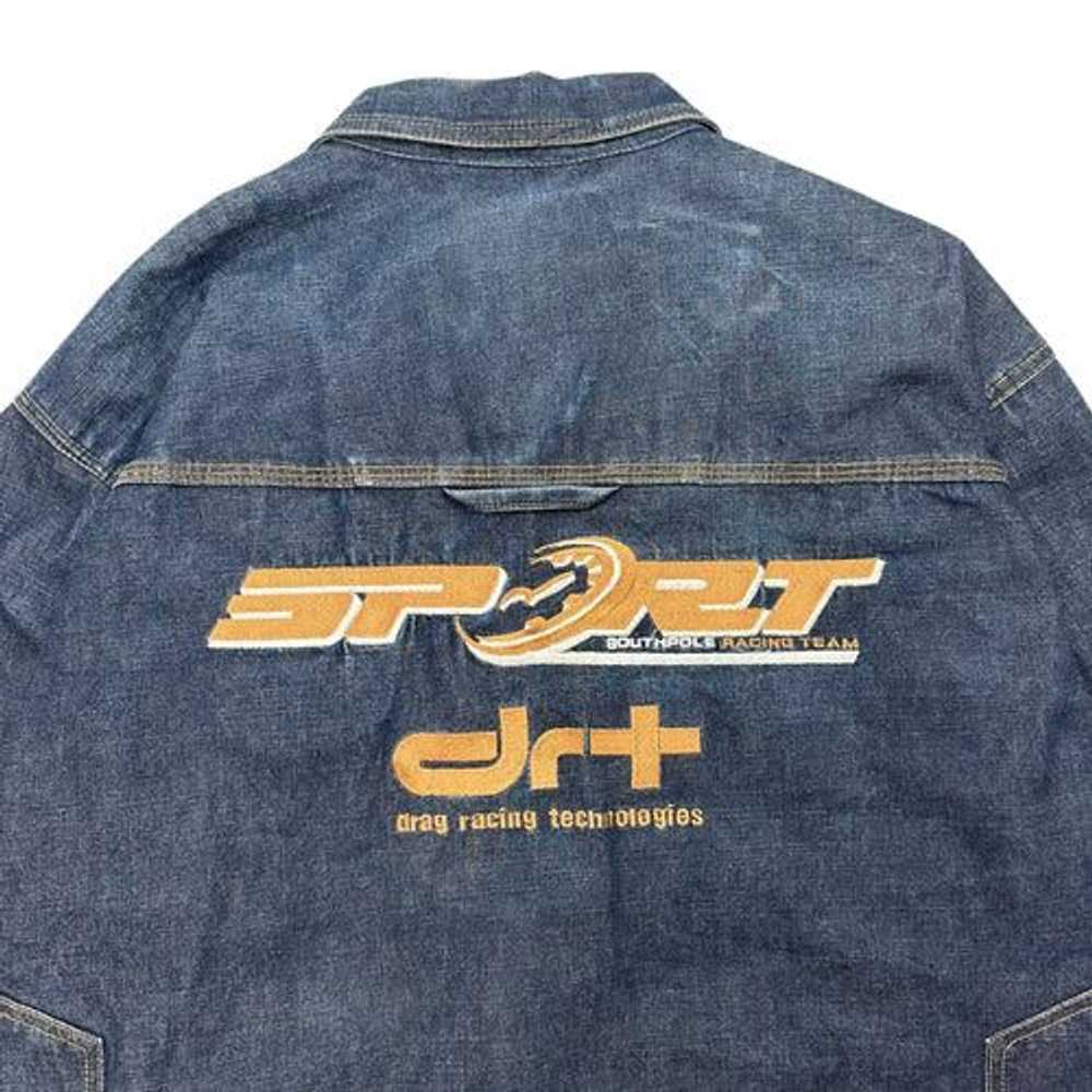 Southpole Vintage Southpole Racing Team Denim Jac… - image 4