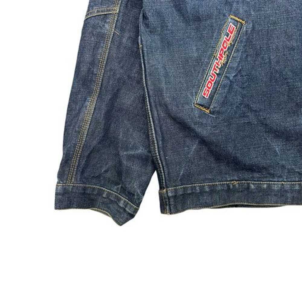 Southpole Vintage Southpole Racing Team Denim Jac… - image 5