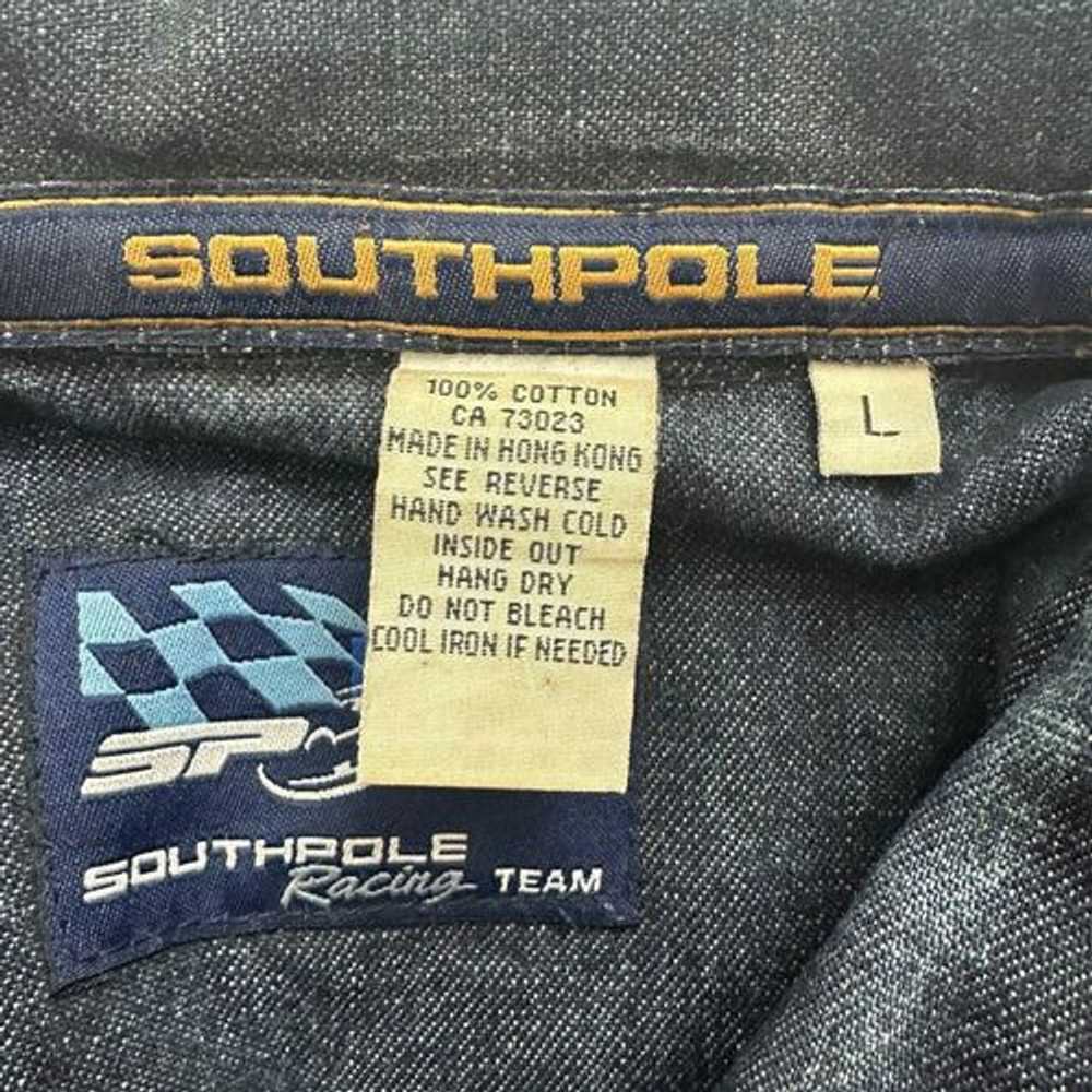 Southpole Vintage Southpole Racing Team Denim Jac… - image 9