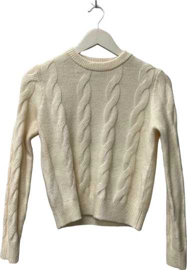 MNG Cream Cable Knit Jumper UK XS