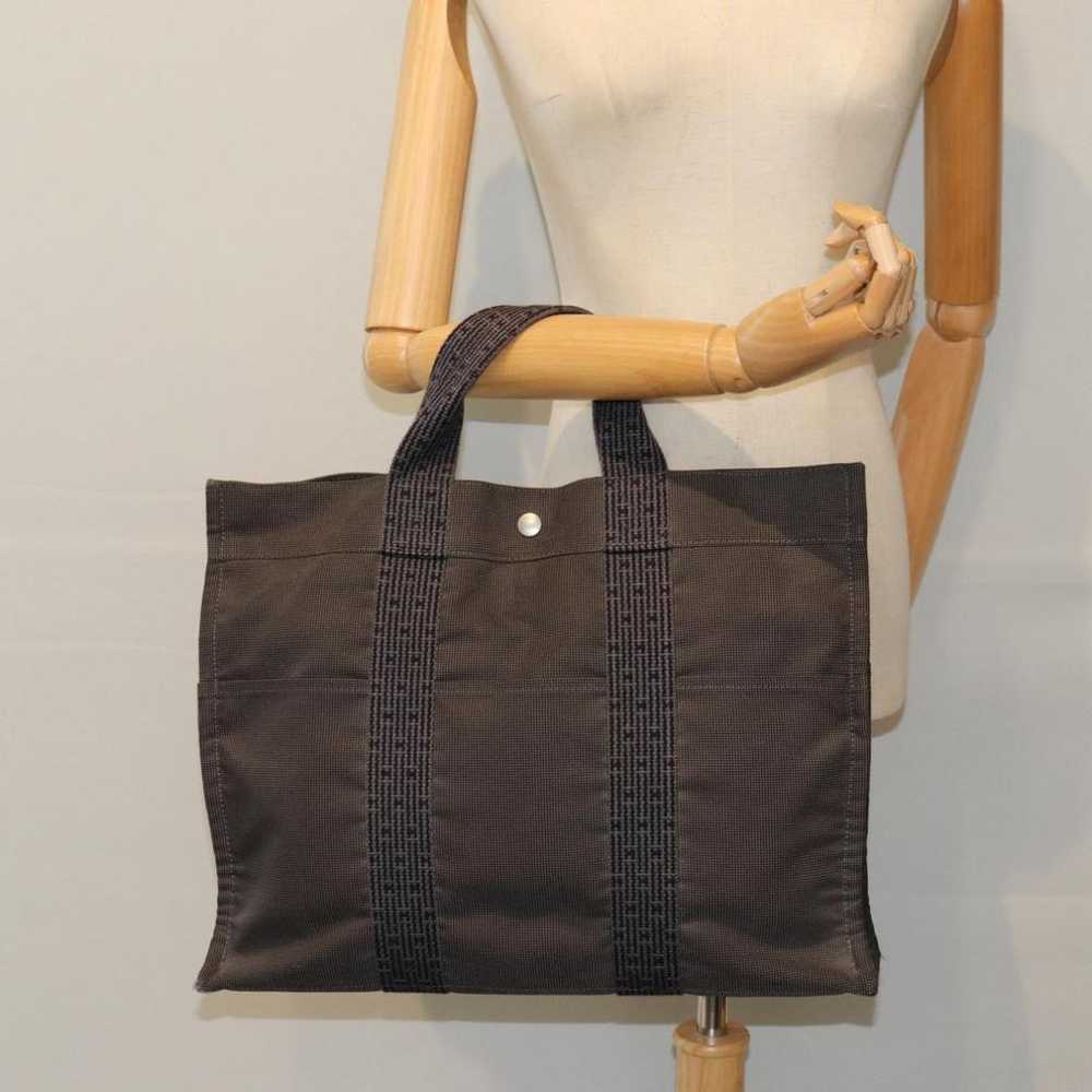 Hermès Herline cloth handbag - image 6