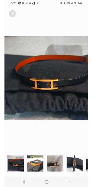 Hermes Hermès Behapi Double Tour Leather Bracelet