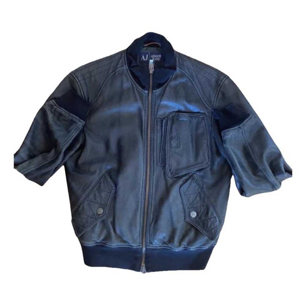 Armani Jeans Leather jacket - image 1