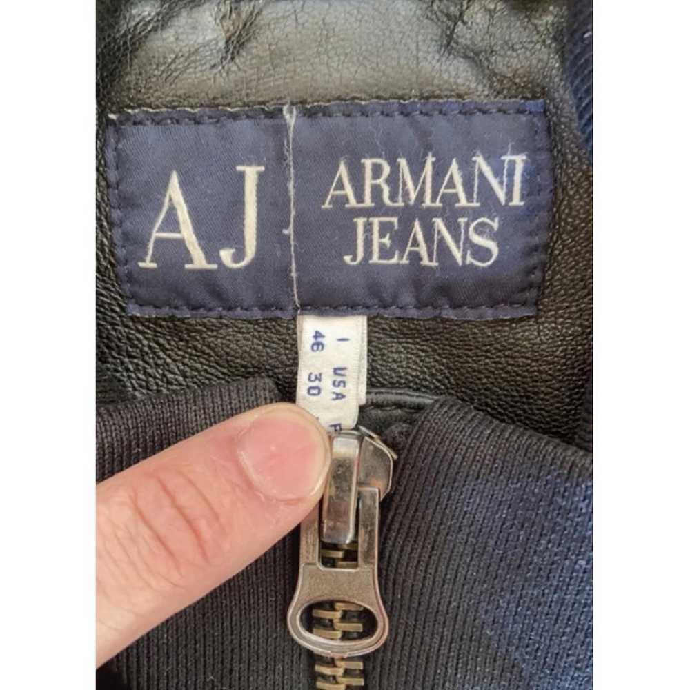 Armani Jeans Leather jacket - image 2