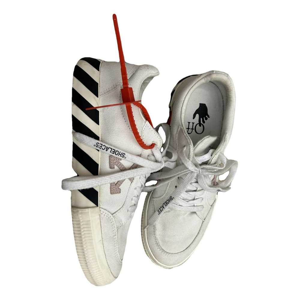 Off-White Vulcalized cloth trainers - image 1