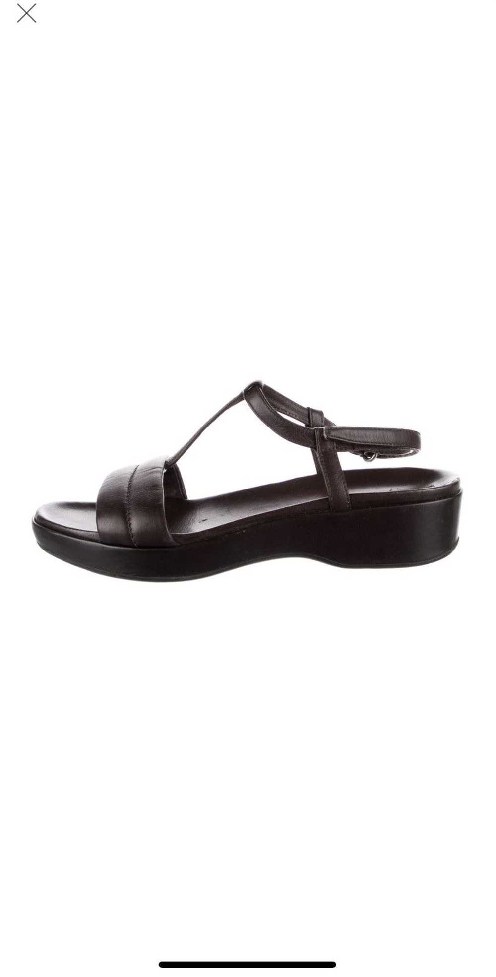 Prada Prada Sport Leather Slingback Sandals - image 5