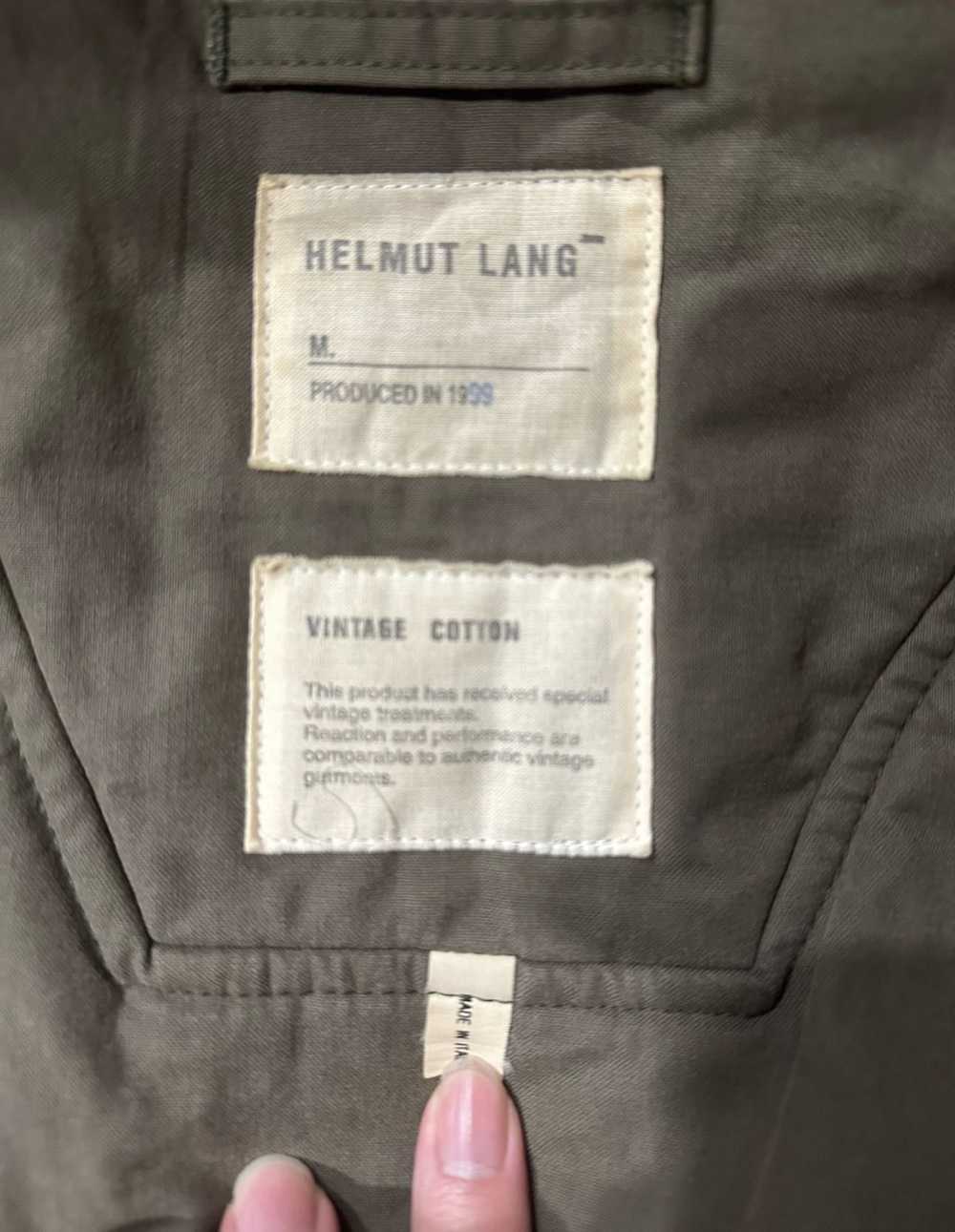 Helmut Lang helmut lang 1999 vintage cotton jacket - image 4