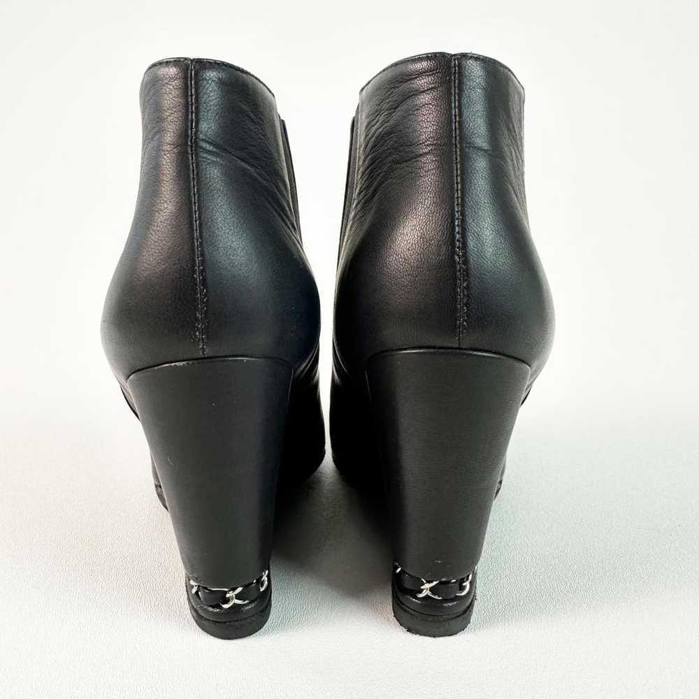 Chanel Leather boots - image 4