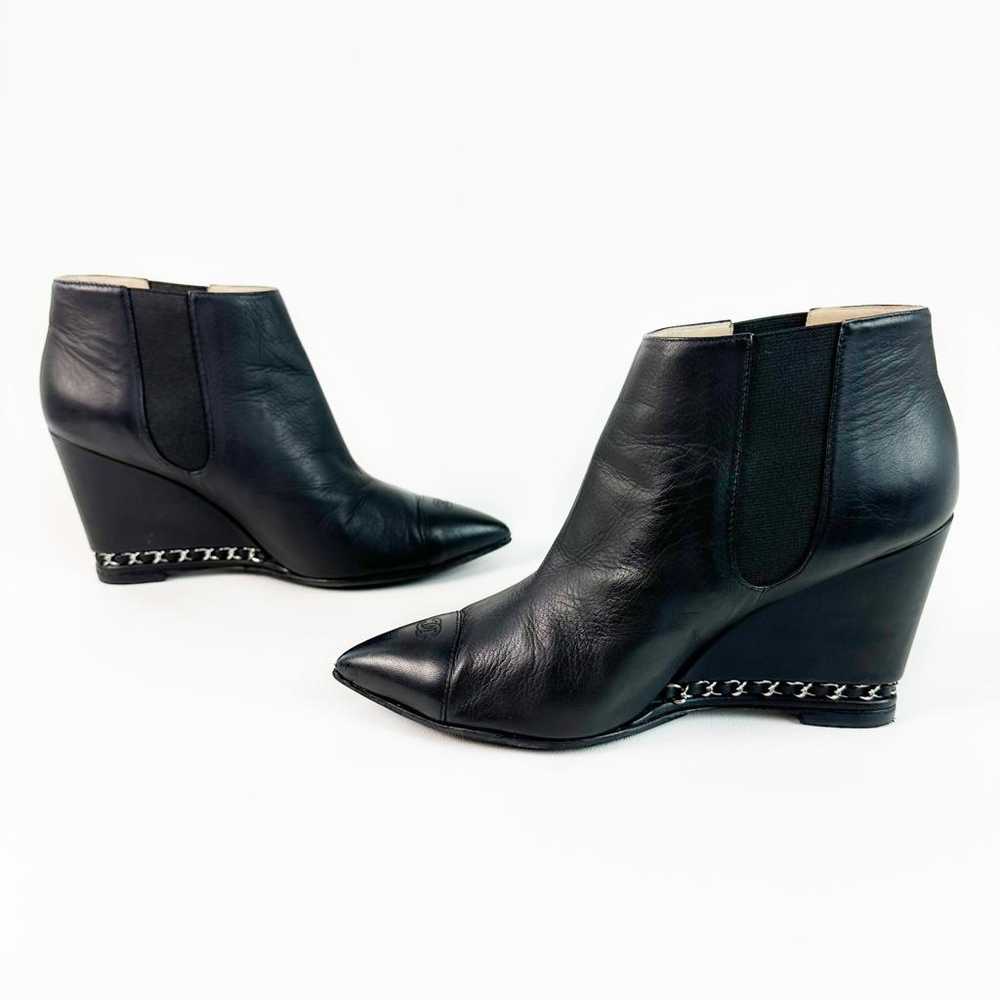 Chanel Leather boots - image 6