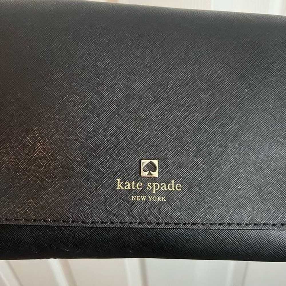 Kate Spade Black Leather Chain Handle Crossbody - image 3