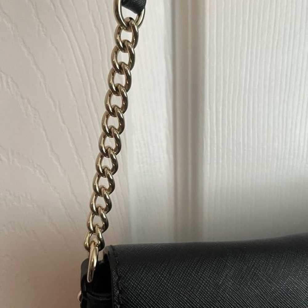 Kate Spade Black Leather Chain Handle Crossbody - image 5