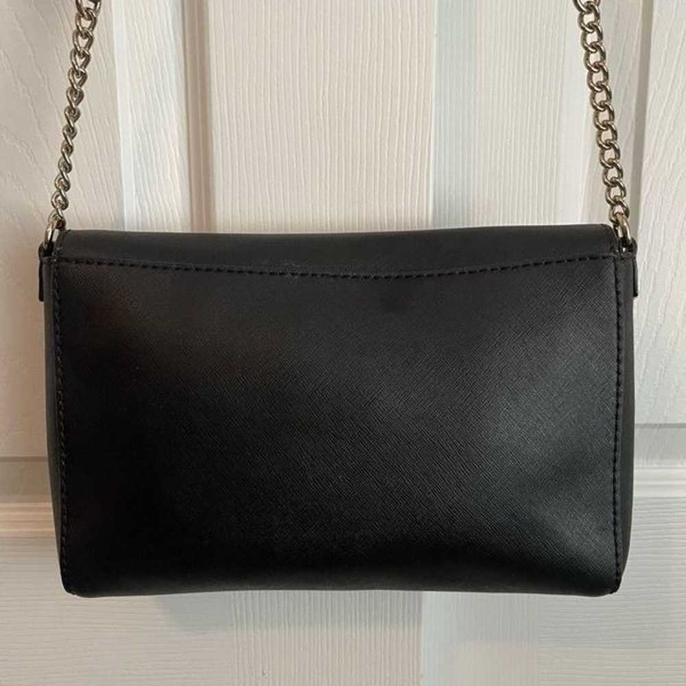 Kate Spade Black Leather Chain Handle Crossbody - image 8