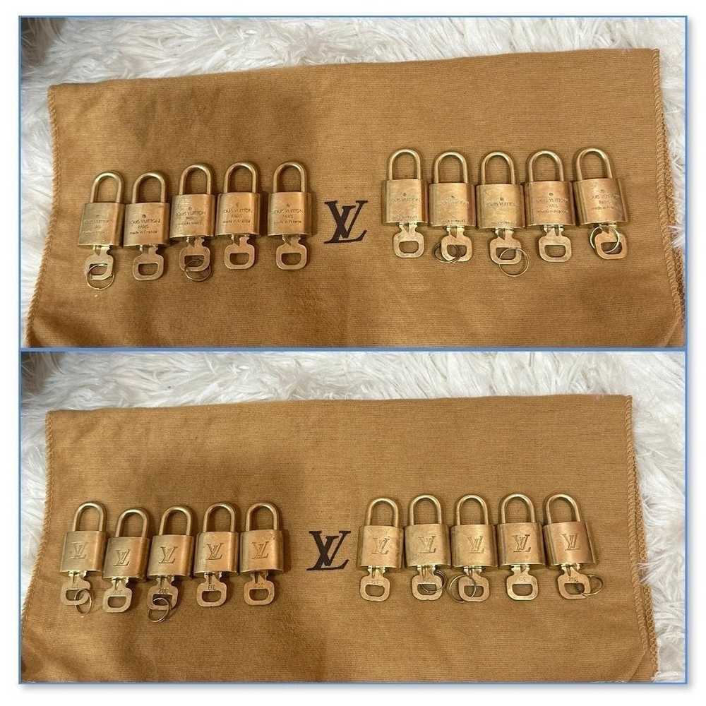 Authentic Louis Vuitton 1 Padlock and 1 Key - image 2