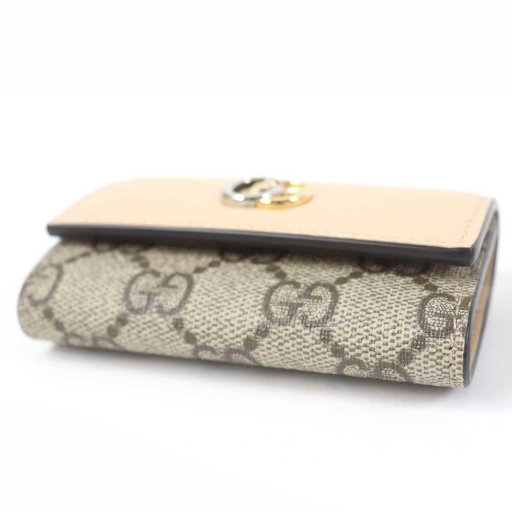 GUCCI Key case Key holder 795649 leather beige Do… - image 4