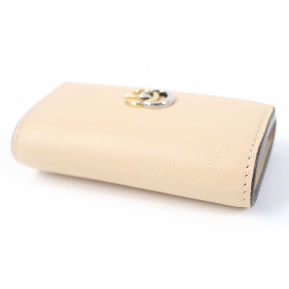 GUCCI Key case Key holder 795649 leather beige Do… - image 5