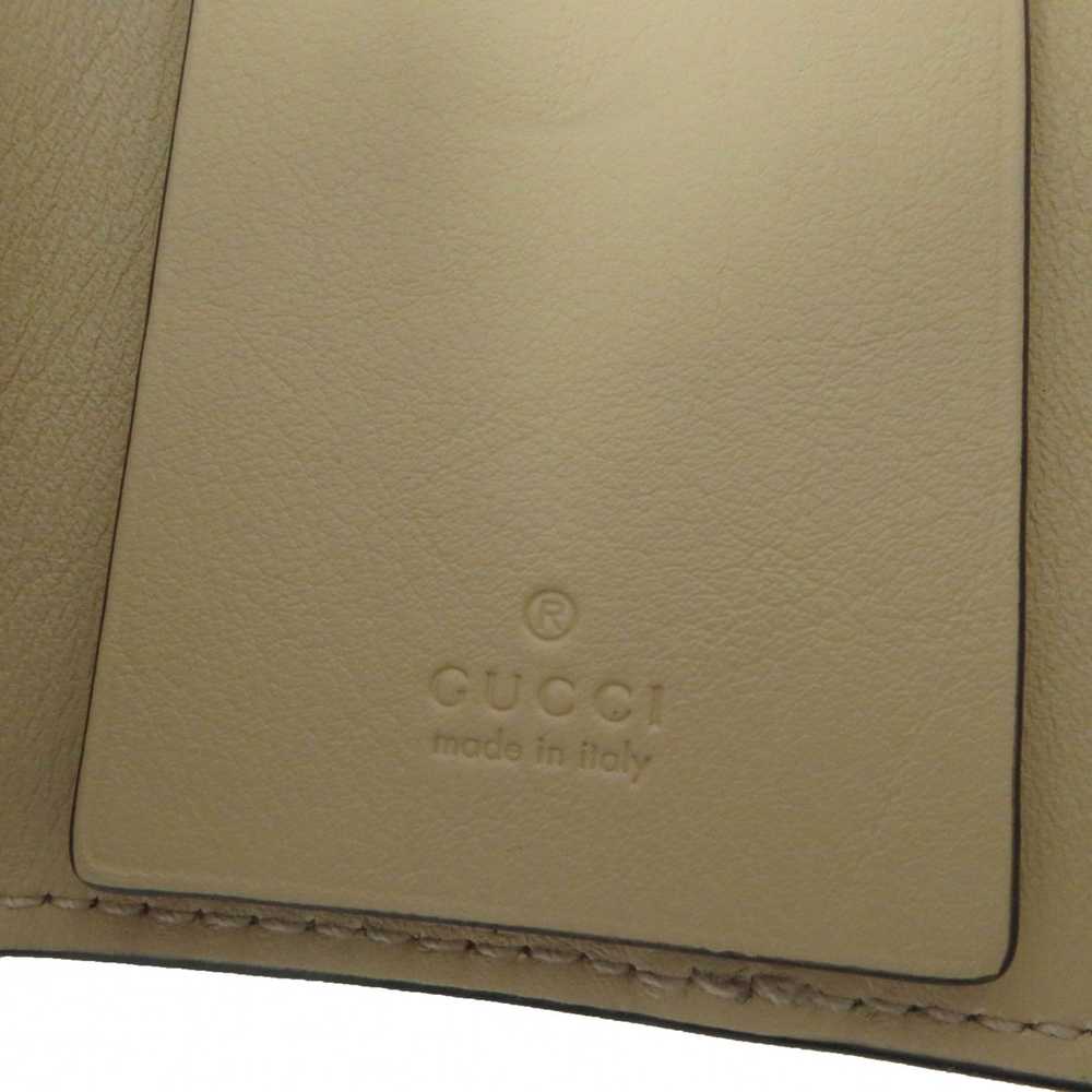 GUCCI Key case Key holder 795649 leather beige Do… - image 9