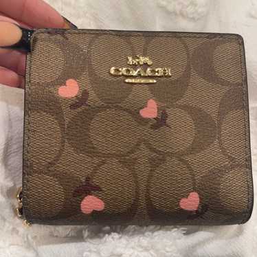 Pink coach wallet