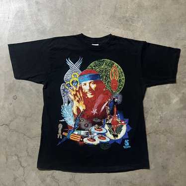 Vintage Santana Double Angel Band Tee high quality