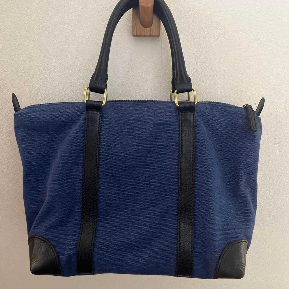 Agnes B. Navy Tote Bag - image 2