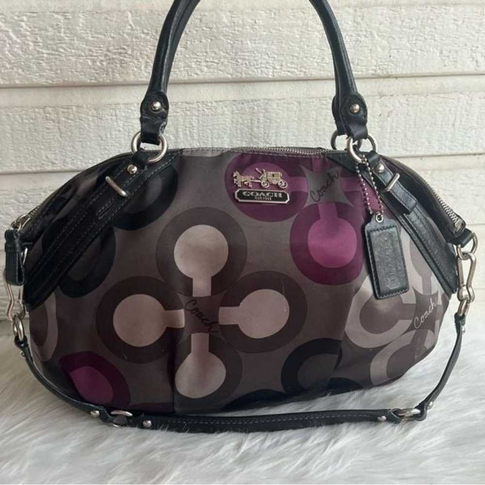 COACH Ashley Op Art Tote Satchel Tote Madison Sca… - image 6