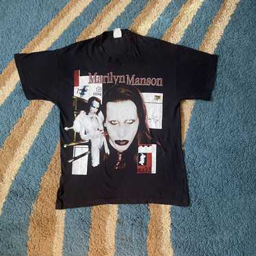 VTG 1996 Marilyn Manson offers All F*D Up Antichrist Superstar Goth Metal Tee