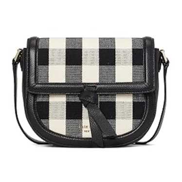 Kate Spade knott, Gingham saddlebag.