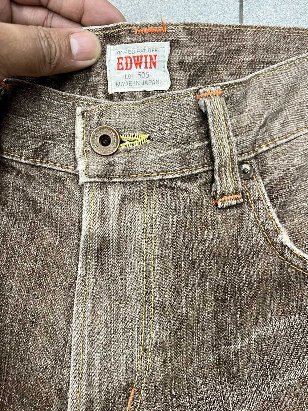 VINTAGE EDWIN 505ZX FLARED SELVEDGE JEANS - image 5