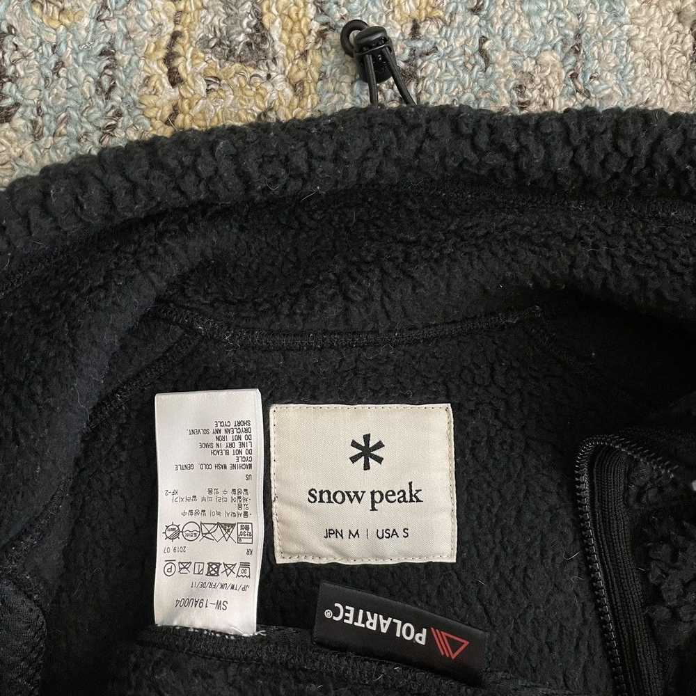 snow peak AW19 classic fleece jacket full zip pol… - image 2