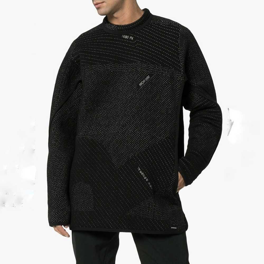 Byborre - AW18 contrasting stitch cotton jumper w… - image 9