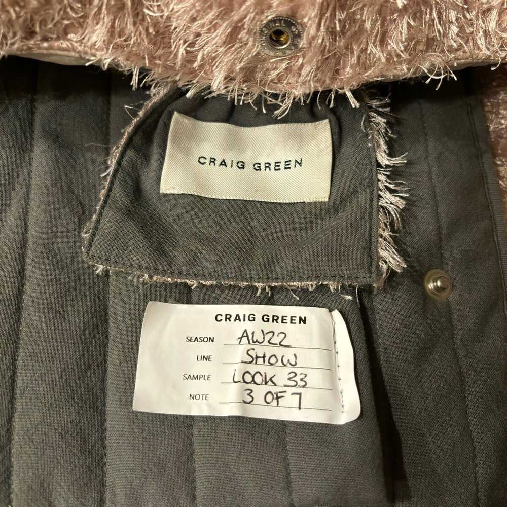 Craig Green AW22 RUNWAY SAMPLE fluffy reversible … - image 4