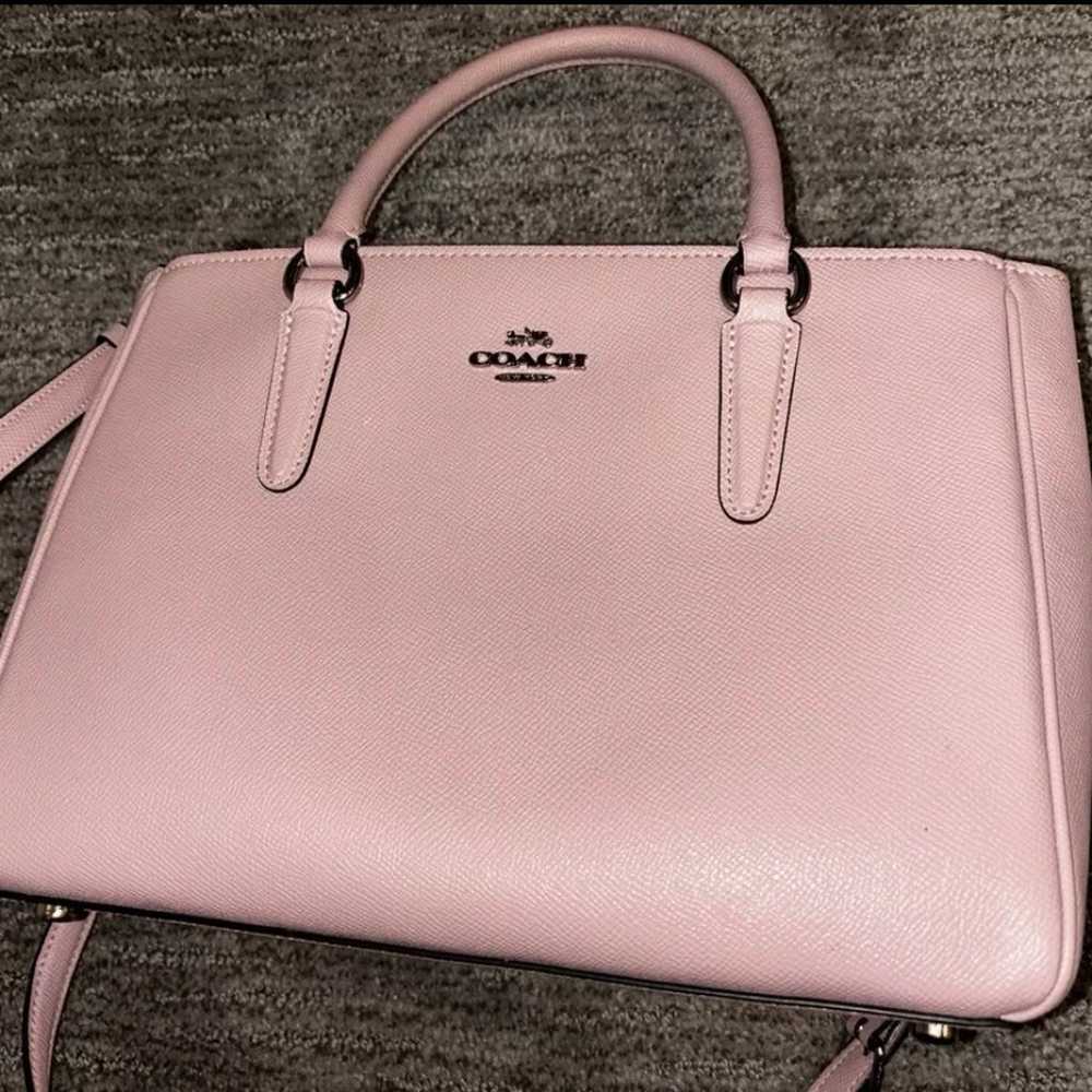 Coach purse pink - image 1