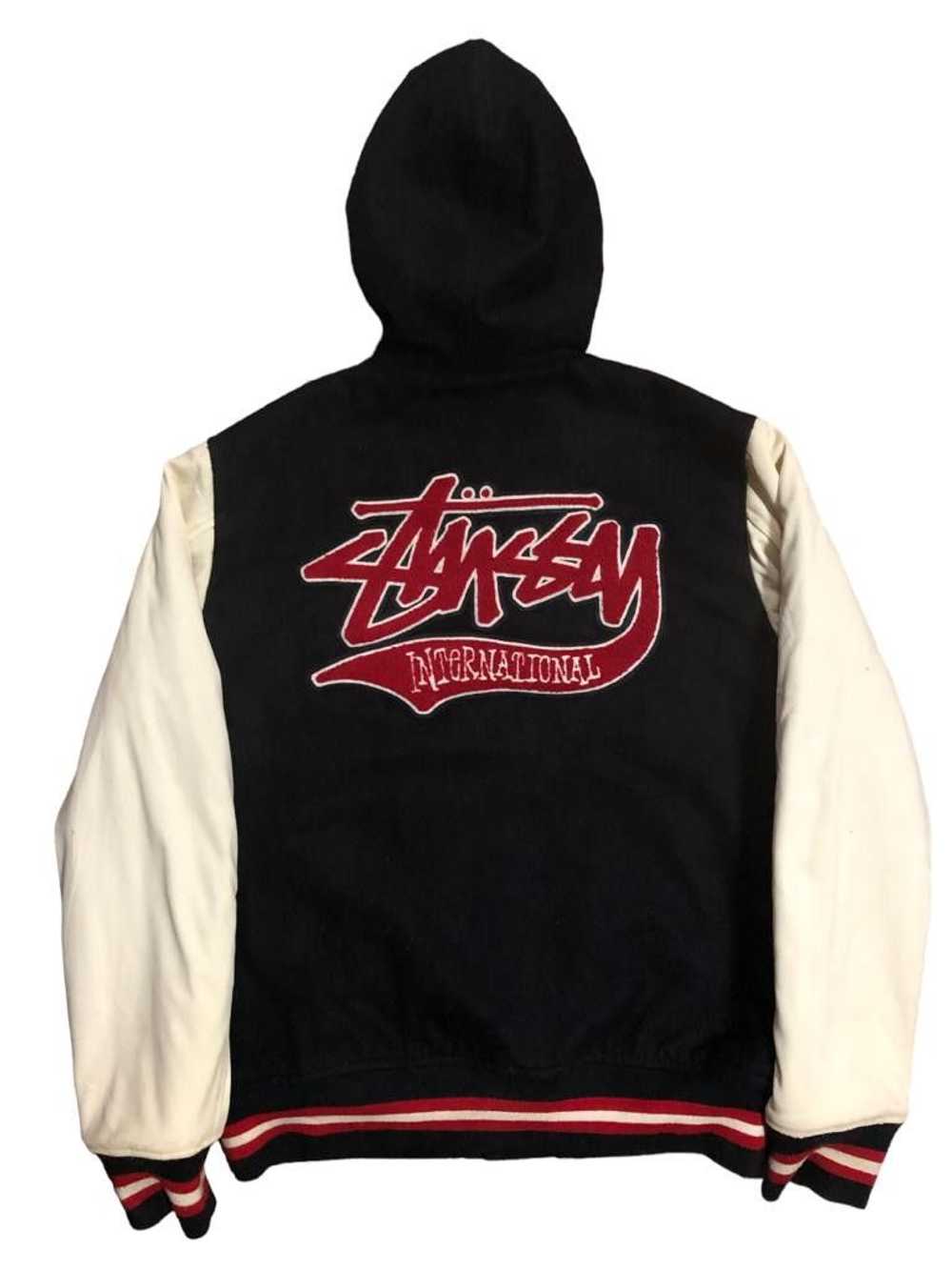 Stüssy Stussy Hooded Big Embroidered Logo Varsity… - image 1