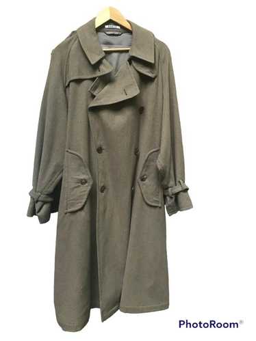 Auralee Wool Blend Casmere Trench Coat