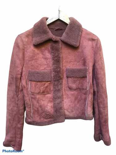 Vintage - Ruffo made in Italy Suede Shearling Crop