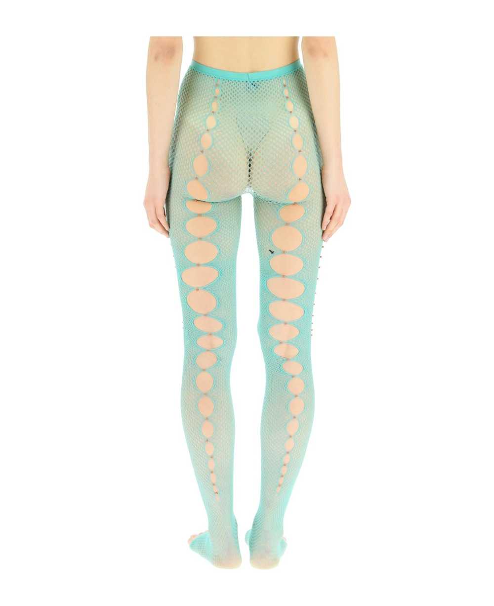 RUI Mesh Stockings With Cut-out And Beads - image 2