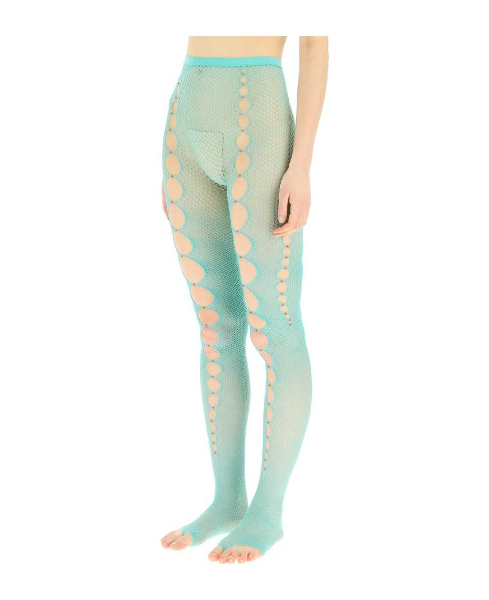 RUI Mesh Stockings With Cut-out And Beads - image 3