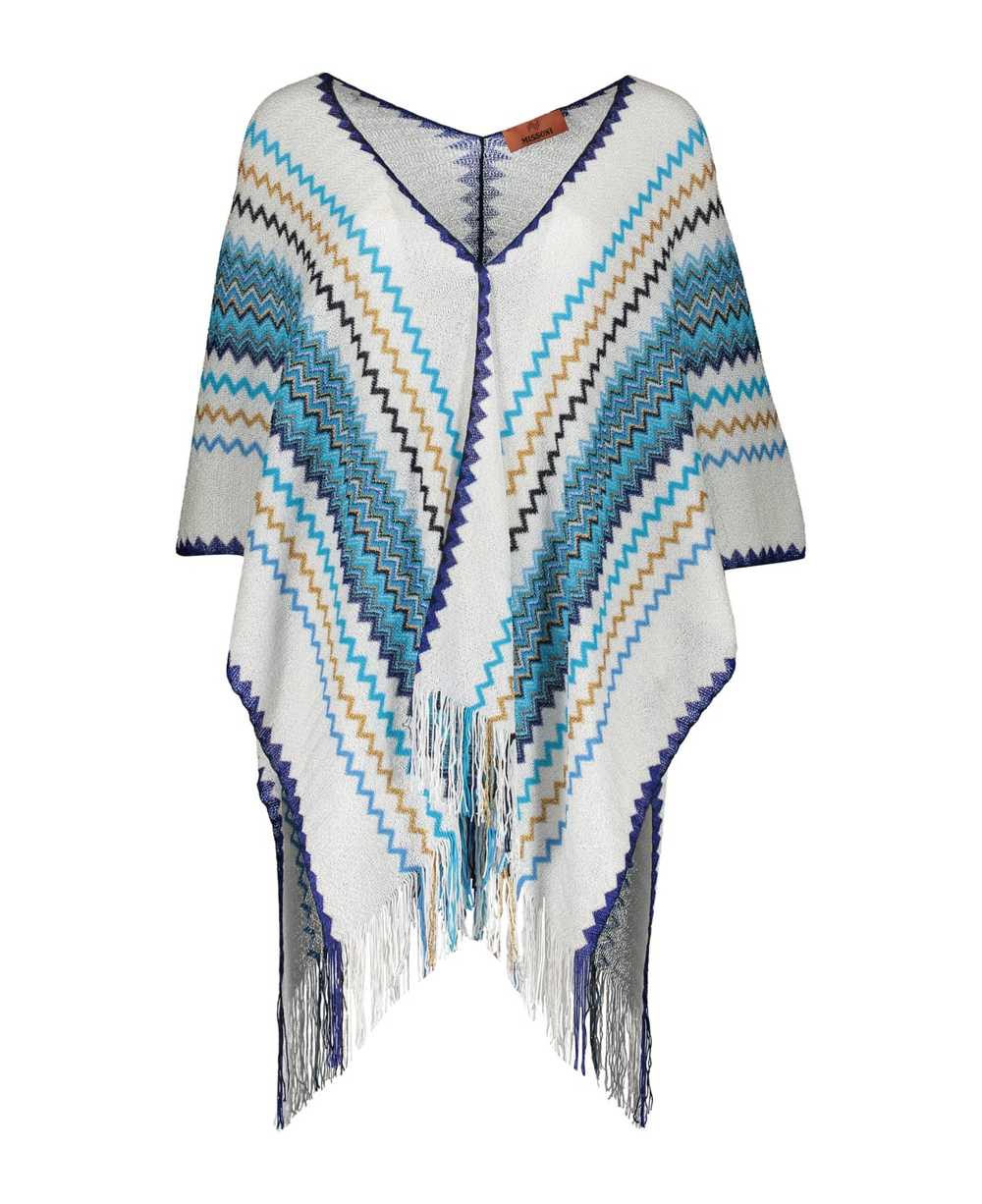 Missoni Asymmetric Wool Cape - image 1